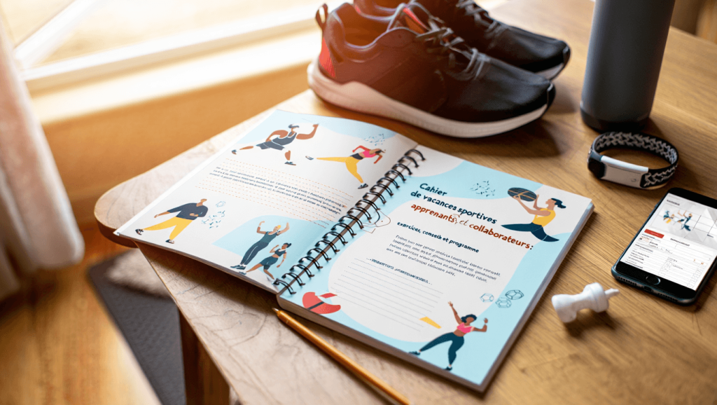 Le cahier des vacances sportives pour nos apprenants et nos collaborateurs